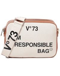 V73 - Responsability Logo-Print Shoulder Bag - Lyst
