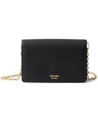 Prada - Mini-Tasche Aus Saffiano-Leder - Lyst