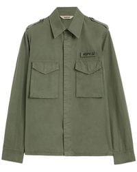 Aspesi - Camisa Con Bolsillo En El Pecho - Lyst