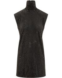 Sportmax - Rhinestone-Embellished Dress - Lyst