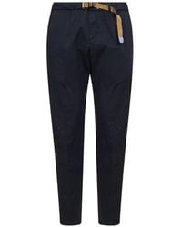 White Sand - Belted Tapered-Leg Trousers - Lyst