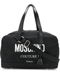 Moschino - Reisetasche mit Logo - Lyst
