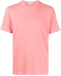 James Perse - T-shirt en coton à col rond - Lyst