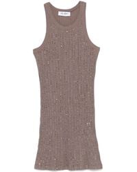 The Attico - Fitted Mini Dress - Lyst