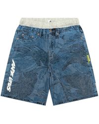 Aape By A Bathing Ape - Camouflage-Print Elasticated Shorts - Lyst