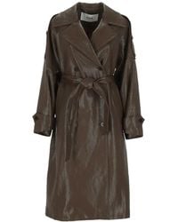 ELEH - Trench Ceinturé À Boutonnière Croisée - Lyst