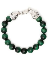 Emanuele Bicocchi - Tiger Eye Beaded Bracelet - Lyst