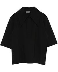 Ami Paris - Short-Sleeve Polo Top - Lyst