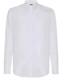 Dolce & Gabbana - Stretch-Poplin-Fit Shirt - Lyst