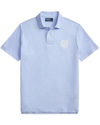 Polo Ralph Lauren - Wimbledon Tennis-Racquet Embroidered Polo Shirt - Lyst
