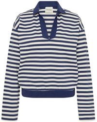 Posse - Haisley Striped Polo-Neck T-Shirt - Lyst