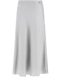 Herno - Satijnen Midi-Rok - Lyst