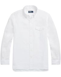 Polo Ralph Lauren - Leinenhemd Mit Knöpfen - Lyst
