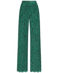 Dolce & Gabbana - Cordonetto Lace Trousers - Lyst