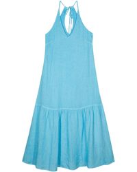 120% Lino - Sleeveless Linen Dress - Lyst
