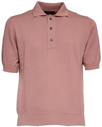 Zanone - Polo Boutonné À Design Côtelé - Lyst