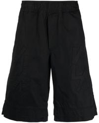 44 Label Group - Embossed-Logo Knee-Length Shorts - Lyst