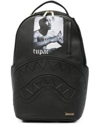 Sprayground - Tupac Poetry Sharkmouth-Embossed Backpack - Lyst