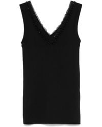P.A.R.O.S.H. - Beaded Tank Top - Lyst