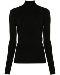 Fabiana Filippi - Open-Back Roll-Neck Jumper - Lyst