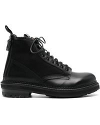 Buttero - Cargo Leather Boots - Lyst