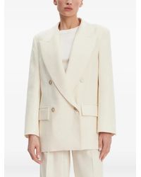 SIMONA CORSELLINI - Double-Breasted Blazer - Lyst