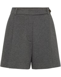 Brunello Cucinelli - コットンブレンド ショートパンツ - Lyst