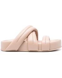 Agl Attilio Giusti Leombruni - Gepolsterte Jane Sandalen - Lyst