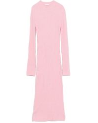 Patrizia Pepe - Robe En Maille À Coupe Mi-Longue - Lyst