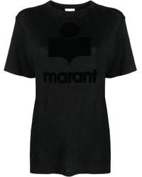 Isabel Marant - Zewel Logo Cotton T-Shirt - Lyst