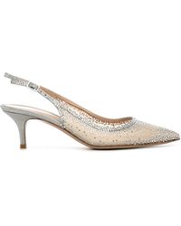 Gianvito Rossi - Regina 55Mm Slingback Pumps - Lyst