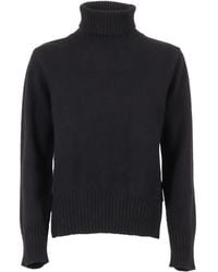 Kangra - Ribbed-Trim Roll-Neck Sweater - Lyst