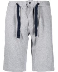 Paul & Shark - Mélange-Effect Drawstring-Waist Shorts - Lyst