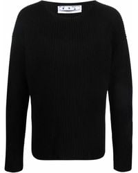 Off-White c/o Virgil Abloh - Diag Stripe Round-Neck Jumper - Lyst
