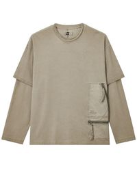 Izzue - Layered Zip-Pocket T-Shirt - Lyst