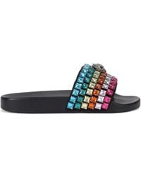 Kurt Geiger - Embellished Mina Eagle Slides - Lyst