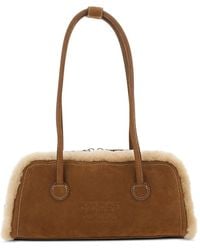 Marge Sherwood - Sac Porté Épaule Soft Boston À Bords En Peau Lainée - Lyst