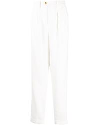 Sir. The Label Clement Pleat-detail Trousers - White