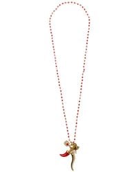 BLAKLACE - Beaded Charm Necklace - Lyst