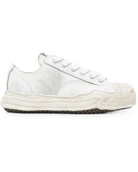 Maison Mihara Yasuhiro - Hank Original Sole Shrink Leather Low-Top Sneakers - Lyst