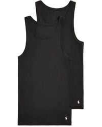 Polo Ralph Lauren - Cotton Tank Top (Set Of Two) - Lyst
