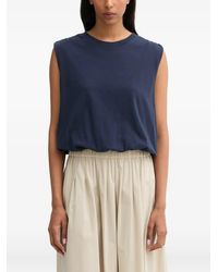 Rag & Bone - Mica Ruched-Shoulder Top - Lyst