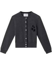 Isabel Marant - Lona Wool And Cotton Cardigan - Lyst