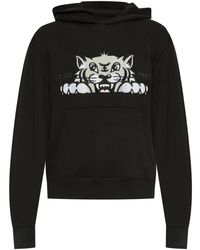 KENZO - Felpa Happy Tiger Con Cappuccio - Lyst