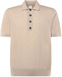 Eleventy - Fine-Knit Polo Shirt - Lyst