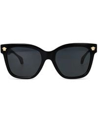 Versace - Lunettes De Soleil Medusa À Monture Carrée - Lyst