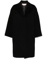 Marni - Felted Midi Coat - Lyst