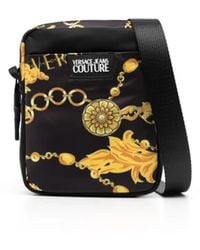 Versace Jeans Couture - Baroque-Pattern Print Shoulder Bag - Lyst