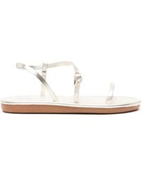 Ancient Greek Sandals - Niove Flat Leather Sandals - Lyst