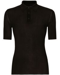 Dolce & Gabbana - Button-fastening Polo Shirt - Lyst